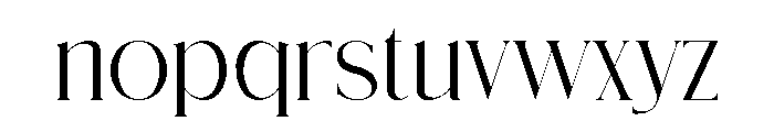 Cigaret Font LOWERCASE