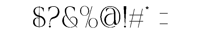 Cigas Font OTHER CHARS