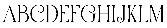 Cigas Font UPPERCASE