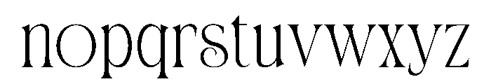Cigas Font LOWERCASE