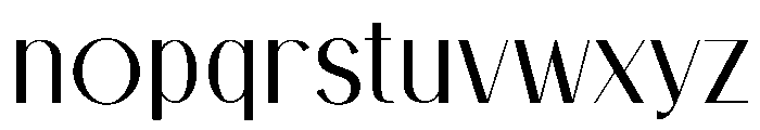 Cilenia Font LOWERCASE