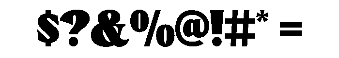 Cilker Font OTHER CHARS