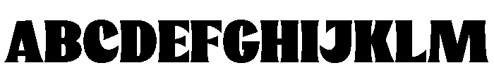 Cilker Font UPPERCASE