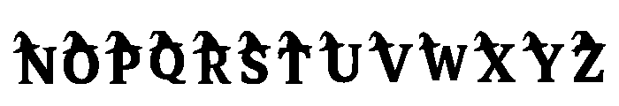Cimex Regular Font UPPERCASE
