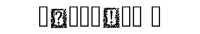 Cincl Regular Font OTHER CHARS