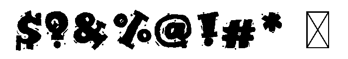 Cinco De Mayo CF Font OTHER CHARS