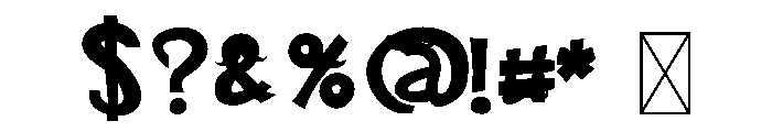 Cinco De Mustache Font OTHER CHARS