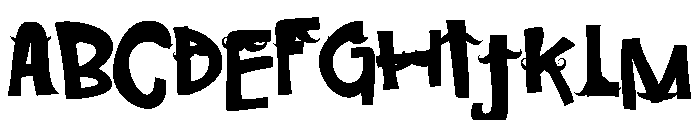 Cinco De Mustache Font UPPERCASE