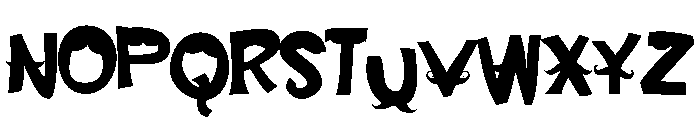 Cinco De Mustache Font LOWERCASE