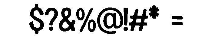 Cinder_Finch Font OTHER CHARS