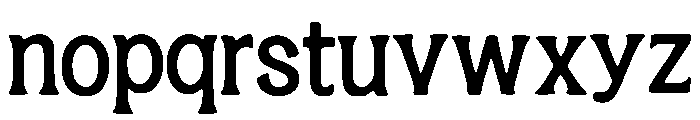 Cinder_Finch Font LOWERCASE