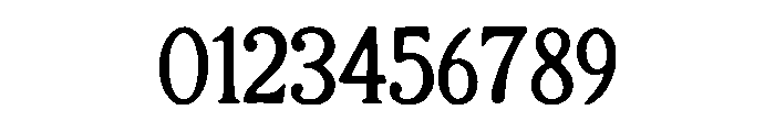 Cinder Font OTHER CHARS