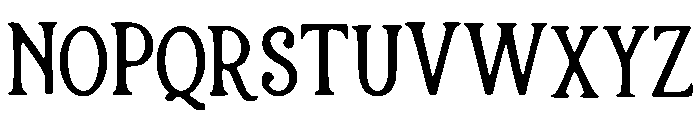 Cinder Font UPPERCASE