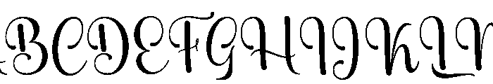 Cinderella-Regular Font UPPERCASE