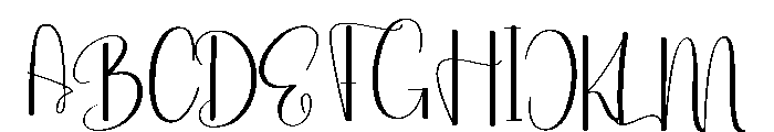 Cinderlela Font UPPERCASE