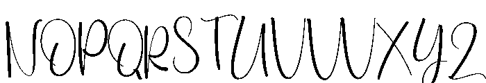 Cinderlela Font UPPERCASE
