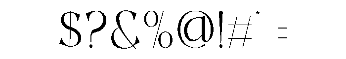 Cindows Font OTHER CHARS