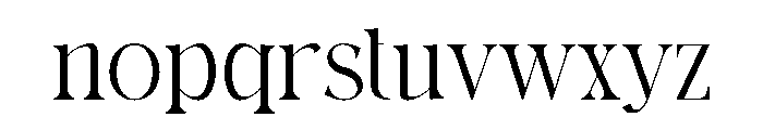 Cindows Font LOWERCASE