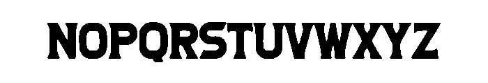 Cine Nova Font LOWERCASE
