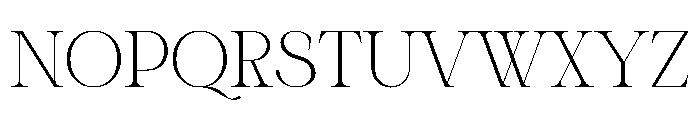 Cinema Theater Font UPPERCASE