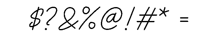 Cinemont Signature Font OTHER CHARS