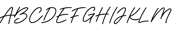 Cinemont Signature Font UPPERCASE