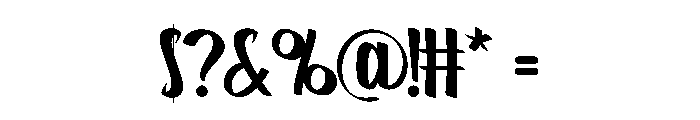 Cinnamonbutter Font OTHER CHARS