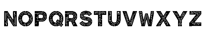 Cinquefoil Regular Font UPPERCASE