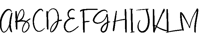 Cinta Monyet Font UPPERCASE