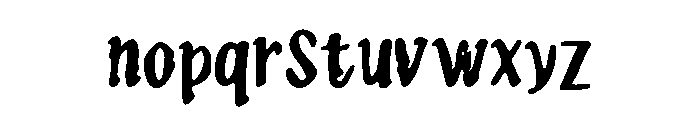 Cinzel Font LOWERCASE