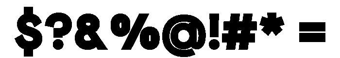 Cipherset Font OTHER CHARS