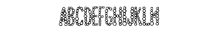 Circle Bubbles By Squee Regular FONT