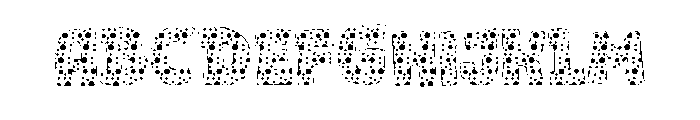 Circle Cancer Font Font UPPERCASE