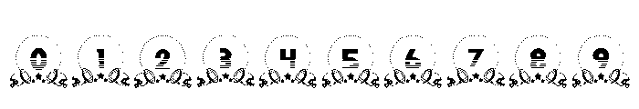 Circle Rugby Monogram Regular Font OTHER CHARS