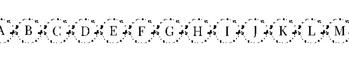 Circle of Butterfly Regular Font UPPERCASE