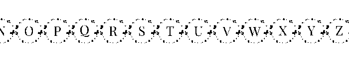 Circle of Butterfly Regular Font UPPERCASE
