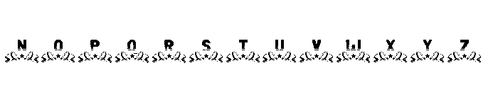 CircleRugbyMonogram-Regular Font LOWERCASE