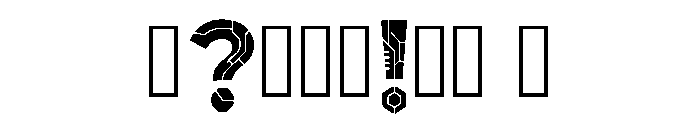 Circuit Regular Font OTHER CHARS