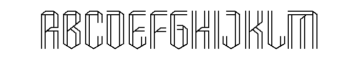 Circuit Sprint Outline FONT