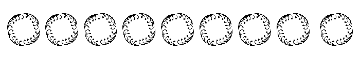 Circulaflora Monogram Font OTHER CHARS