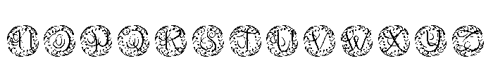 Circulaflora Monogram Font UPPERCASE