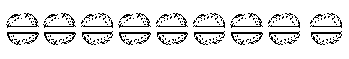 Circulaflora Split Monogram Font OTHER CHARS