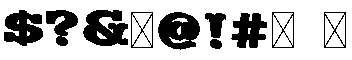 Circus Baby CF Font OTHER CHARS