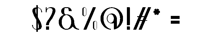 Cisqedo Font OTHER CHARS