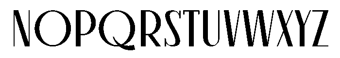 Cisqedo Font LOWERCASE