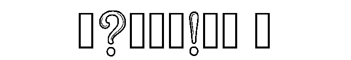 Cisti Regular Font OTHER CHARS
