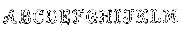 Cisti Regular Font UPPERCASE