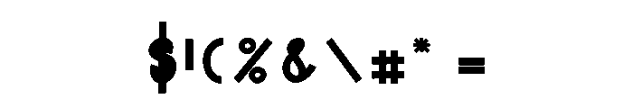 City Square Font OTHER CHARS