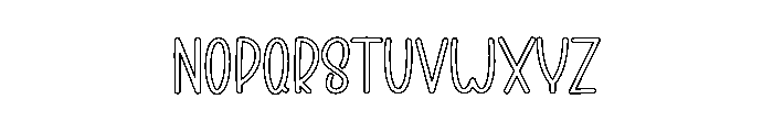City Winter Font UPPERCASE