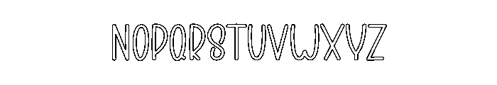 City Winter Font LOWERCASE